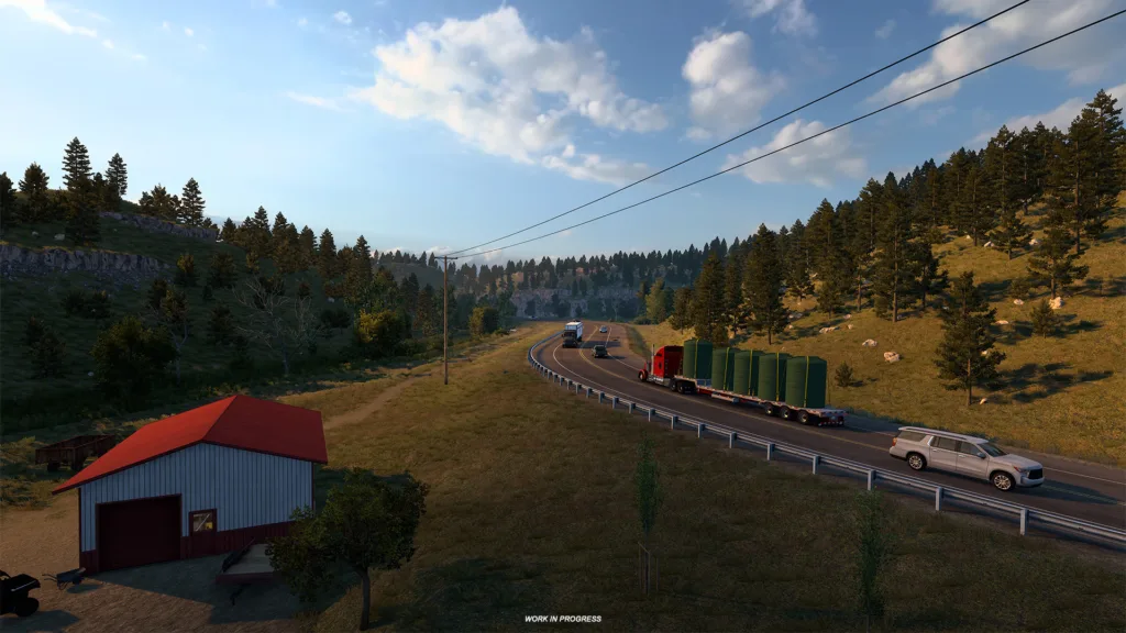 American Truck Simulator South Dakotas National Forest