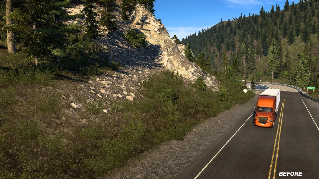 American Truck Simulator 1.56 Height Blend Before