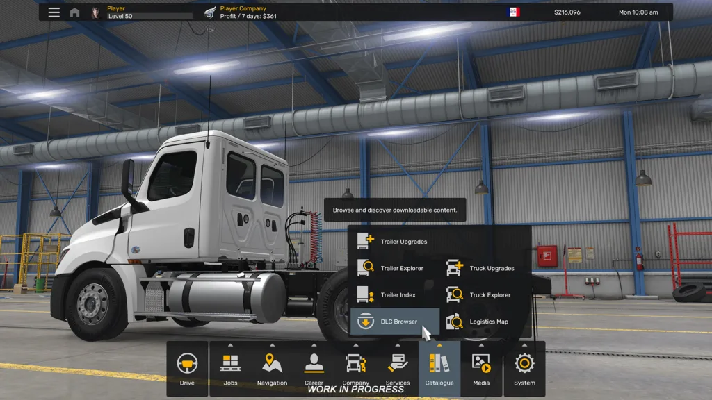 American Truck Simulator DLC Browser