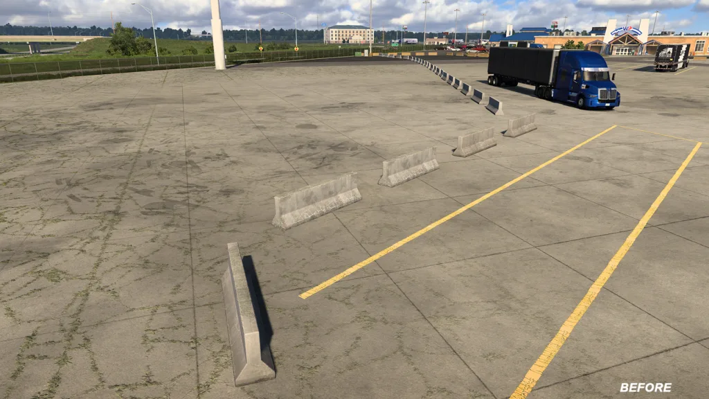American Truck Simulator 1.56 Height Blend Before