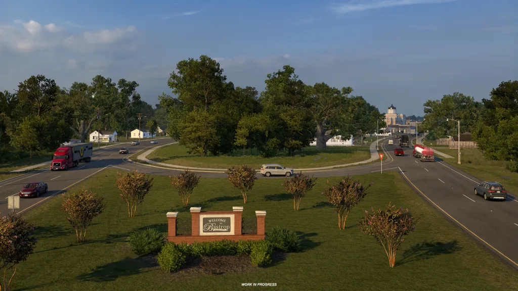 American Truck Simulator Louisiana DLC Bastrop