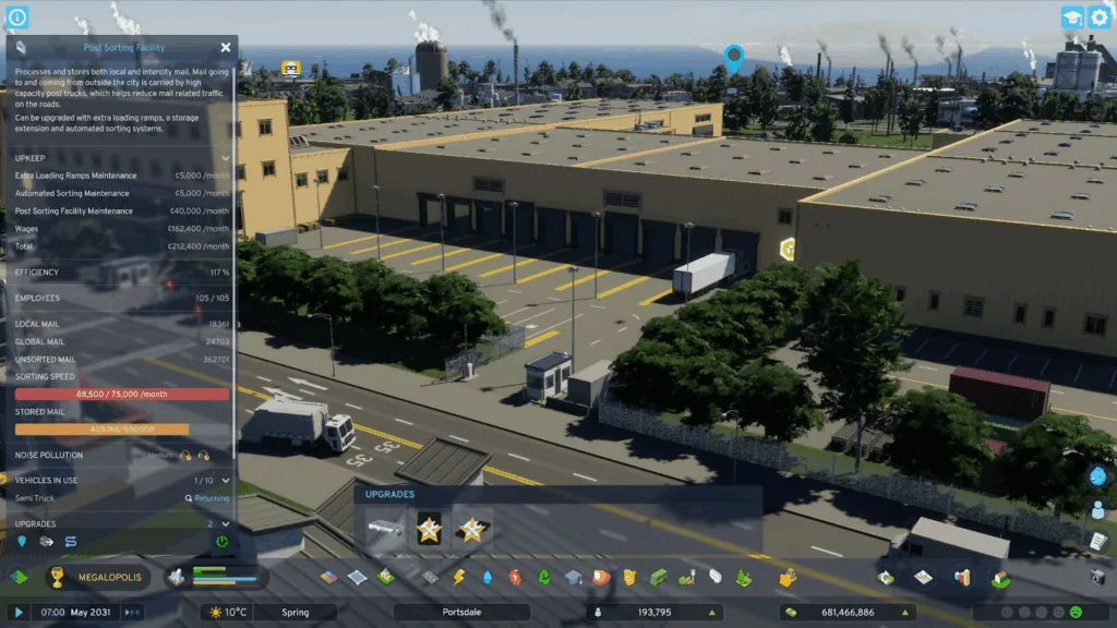 Cities Skylines 2 Mail Sorting