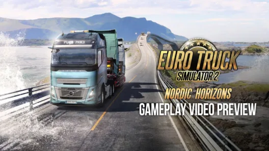 Euro Truck Simulator 2 Nordic Horizons gameplay