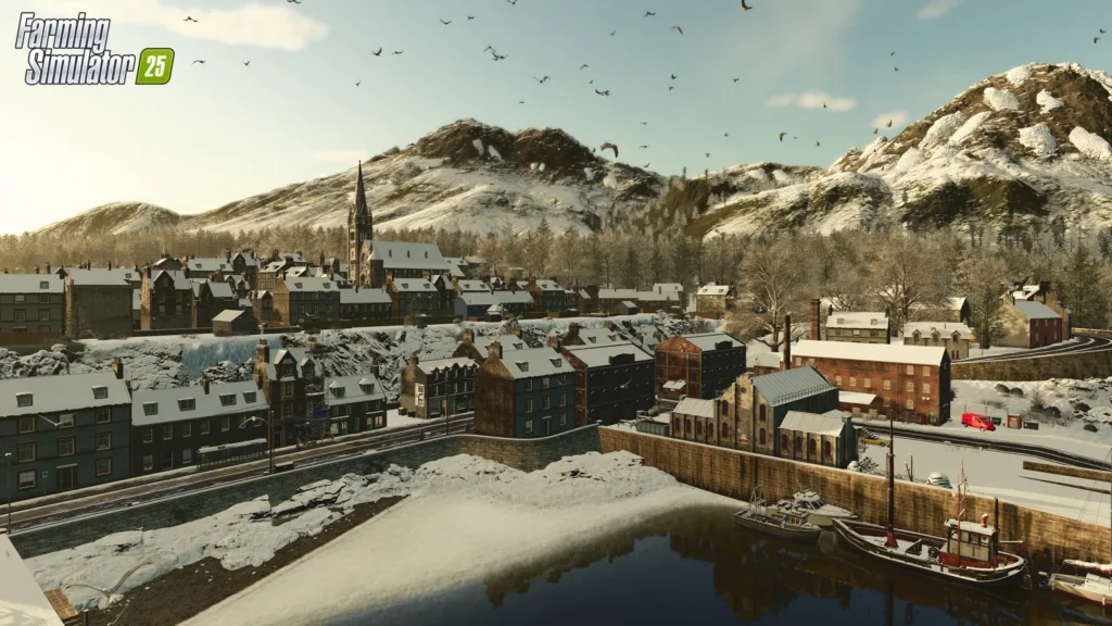 Farming Simulator 25 Highlands Fishing Map Kinlaig Town