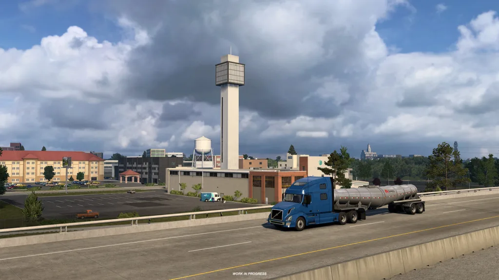American Truck Simulator Bridge Point 485 Illinois DLC