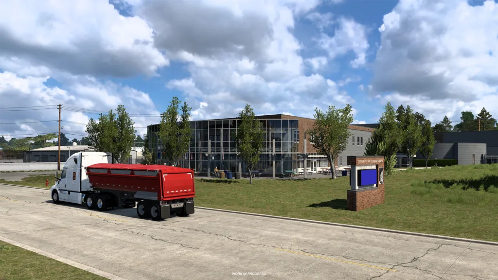 American Truck Simulator Western Illinois University Illinois DLC