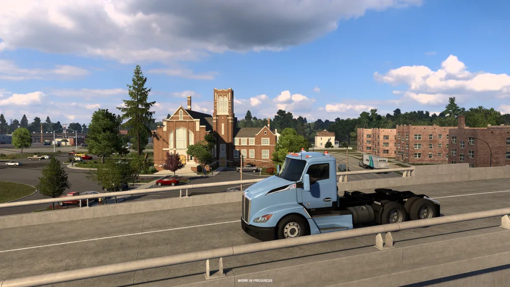 American Truck Simulator Churches Illinois DLC