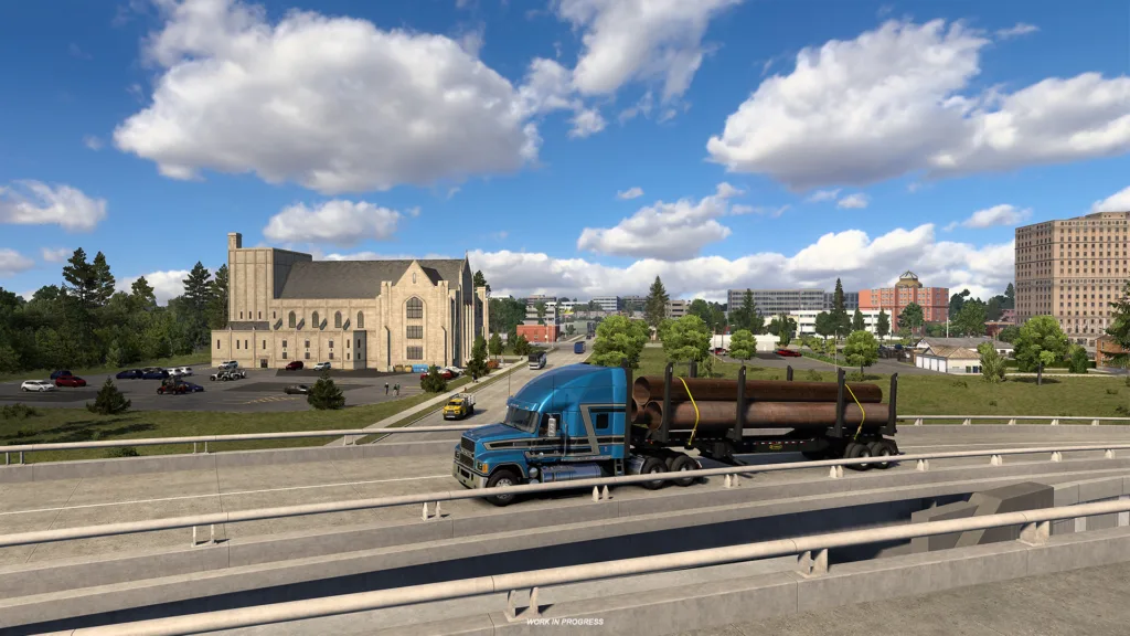 American Truck Simulator Churches Illinois DLC