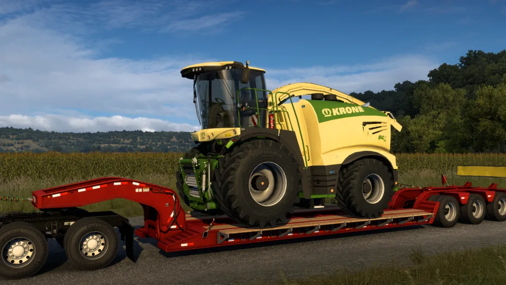 American Truck Simulator Krone Agriculture Equipment DLC