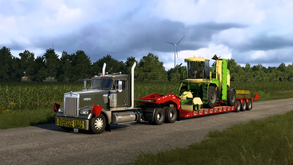 American Truck Simulator Krone Agriculture Equipment DLC