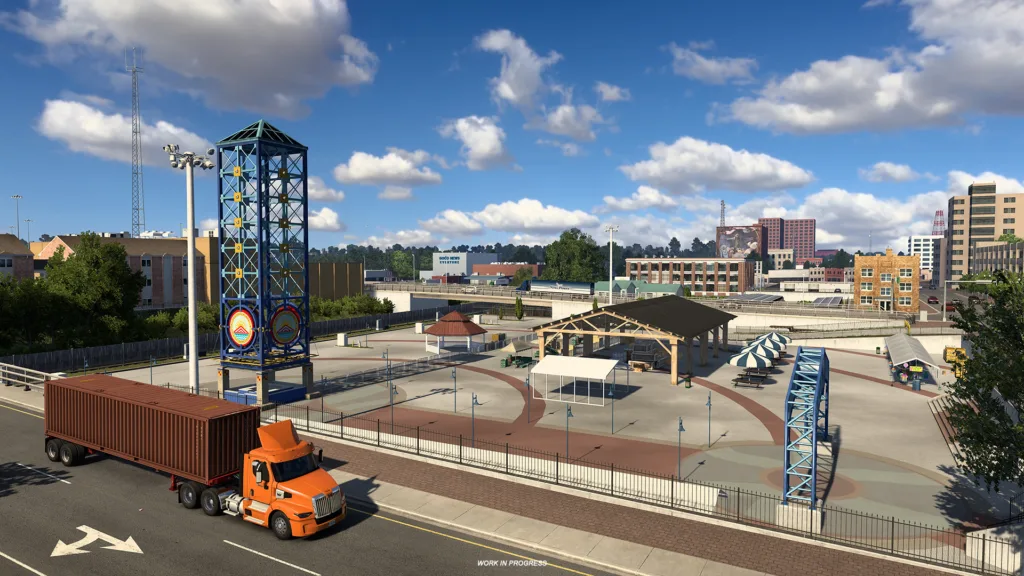 American Truck Simulator Louisiana Street Art