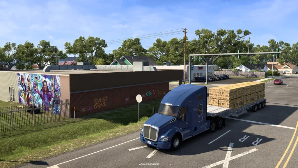 American Truck Simulator Louisiana Street Art