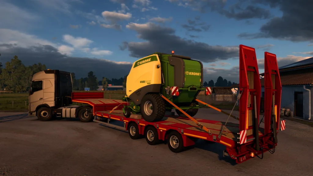 Euro Truck Simulator 2 Krone Agriculture Equipment DLC