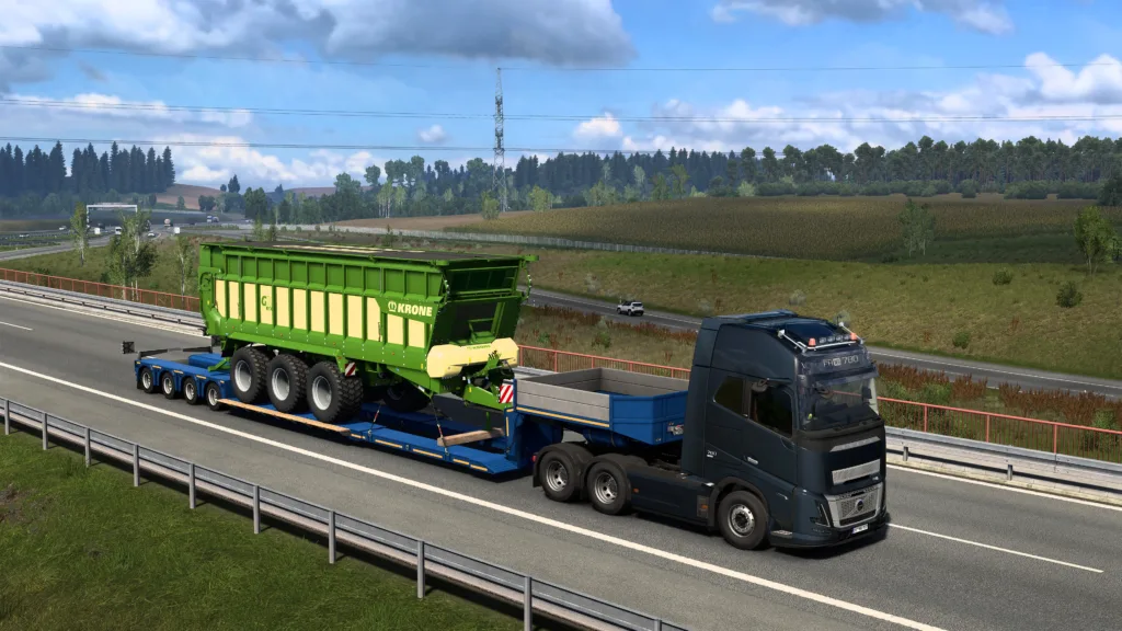 Euro Truck Simulator 2 Krone Agriculture Equipment DLC
