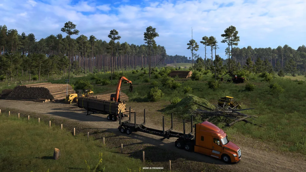 American Truck Simulator Louisiana Timber Depot