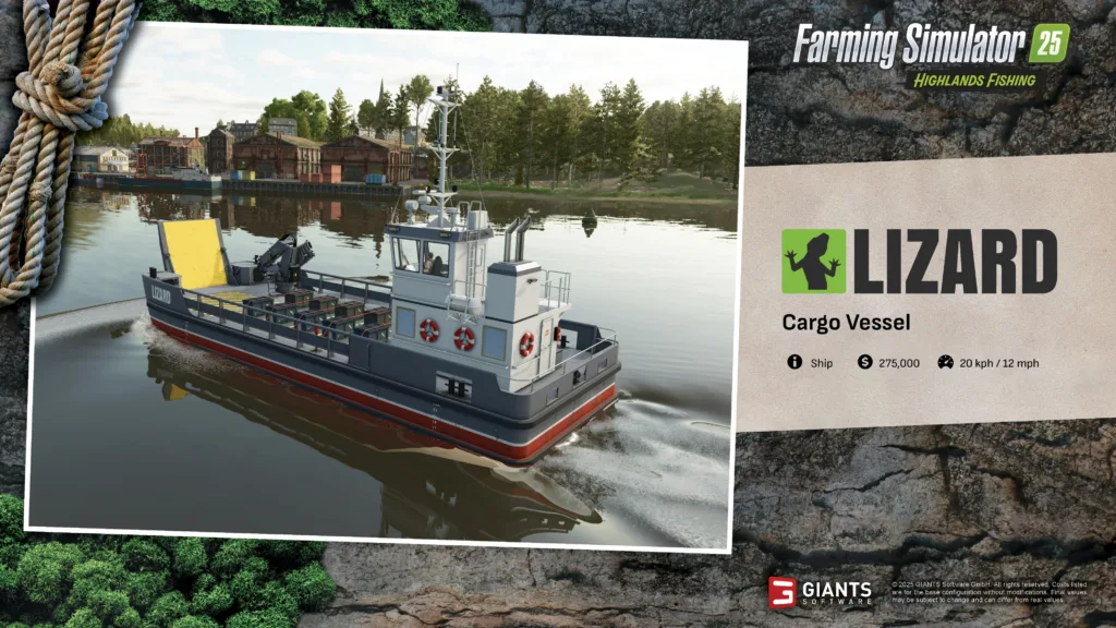 Farming Simulator 25 Lizard Cargo Vessel